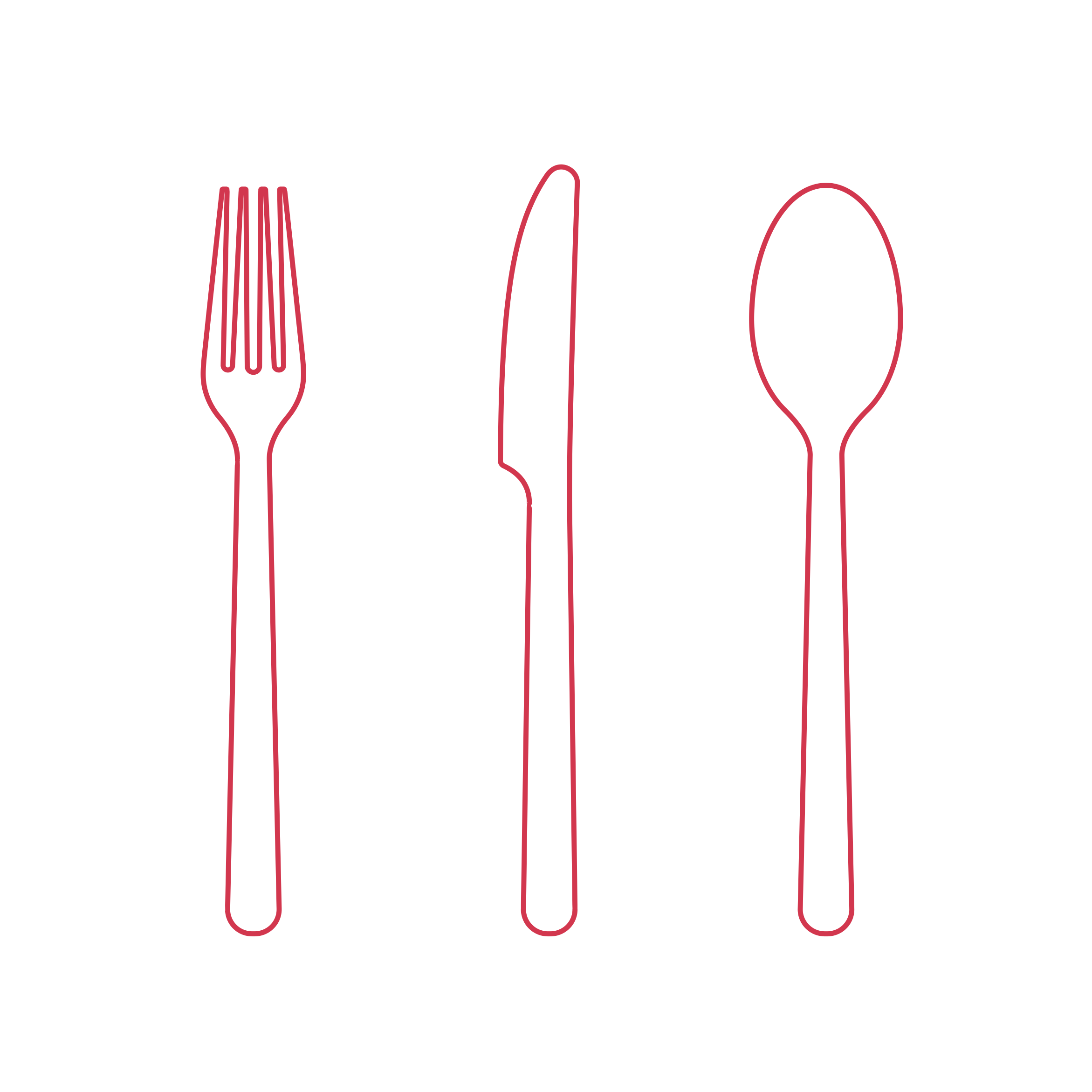 Objects Flatware Sets Ikea 365 Flatware Set Outline Svg File Free Vectors